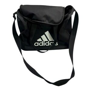 Adidas Duffel Bag Gym Sports Travel‎ Shoulder Bag Black Unisex Lightweight